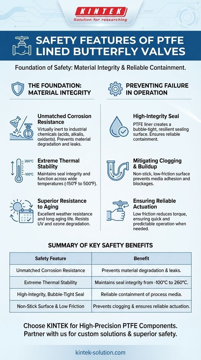 Какие функции безопасности обеспечивают футерованные PTFE дисковые затворы? Обеспечение герметичного удержания опасных сред Визуальное руководство