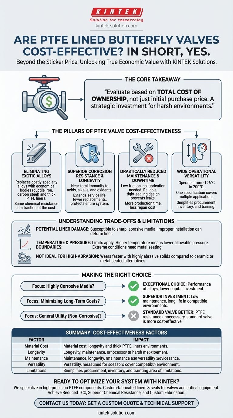 ¿Son rentables las válvulas de mariposa revestidas de PTFE? Maximice el ROI en aplicaciones corrosivas Guía Visual