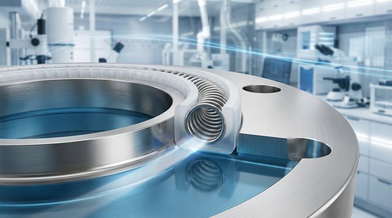 Почему уплотнительное кольцо из ПТФЭ с пружиной сохраняет эффективное уплотнение в пределах своего рабочего диапазона давлений? Узнайте инженерный секрет