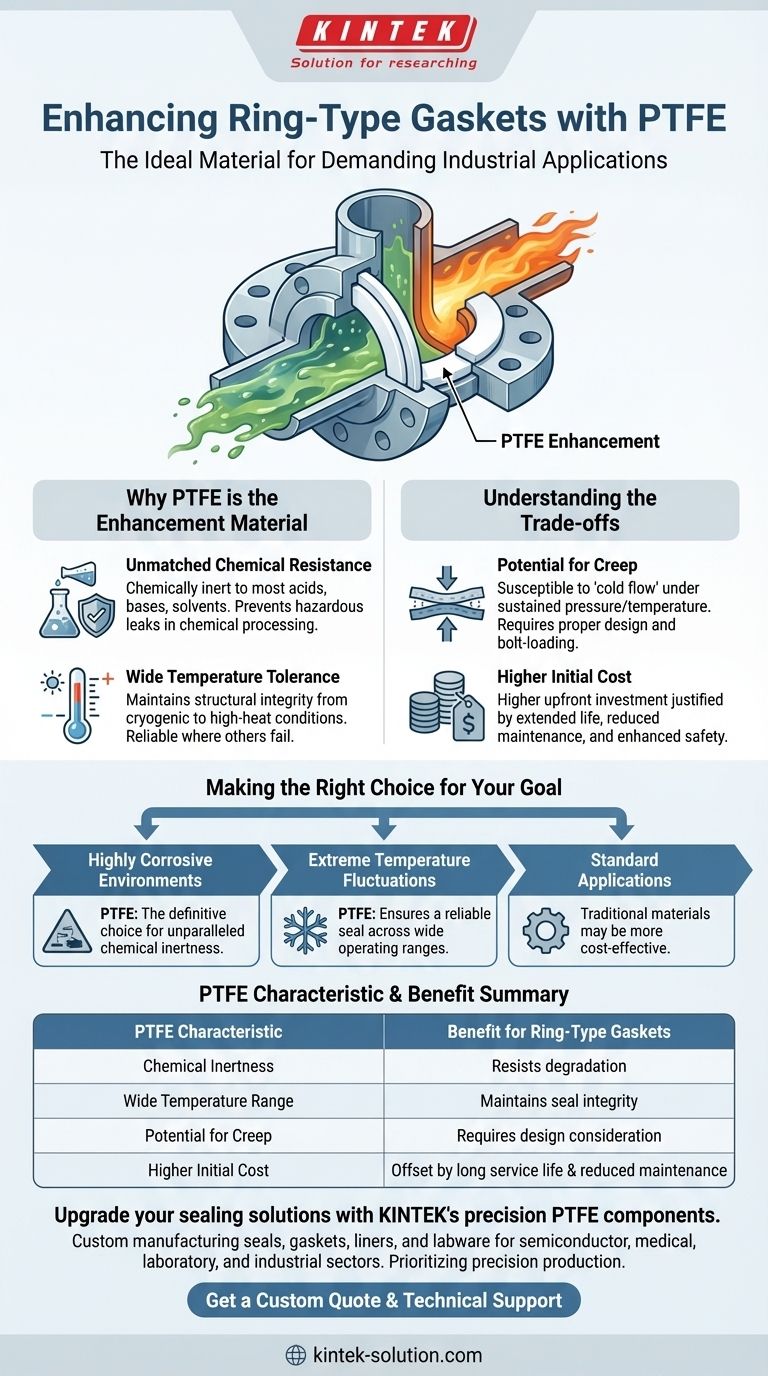 Какой материал может улучшить характеристики кольцевых прокладок? Повысьте производительность с помощью ПТФЭ в суровых условиях Визуальное руководство