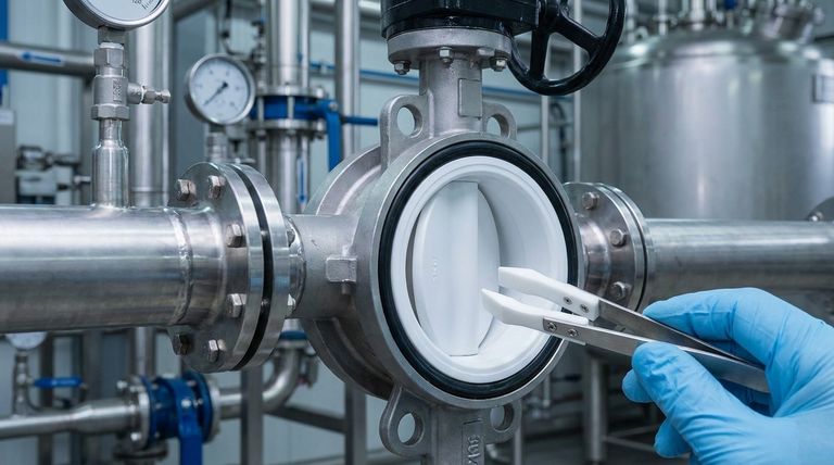 Quali sono le caratteristiche principali della valvola a farfalla con sede in PTFE? Sblocca una resistenza alla corrosione superiore e una tenuta a tenuta stagna (zero perdite)