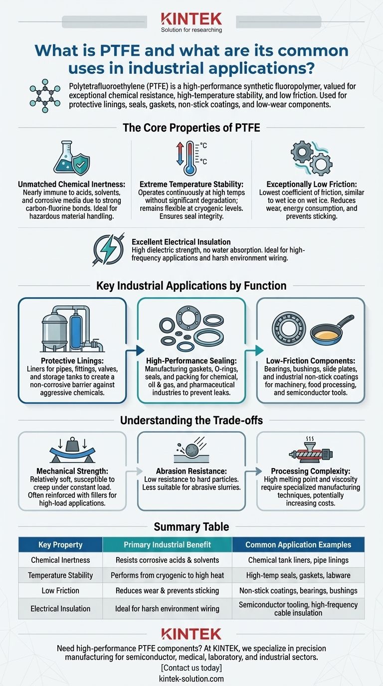 ¿Qué es el PTFE y cuáles son sus usos comunes en aplicaciones industriales? Descubra el polímero definitivo de alto rendimiento Guía Visual