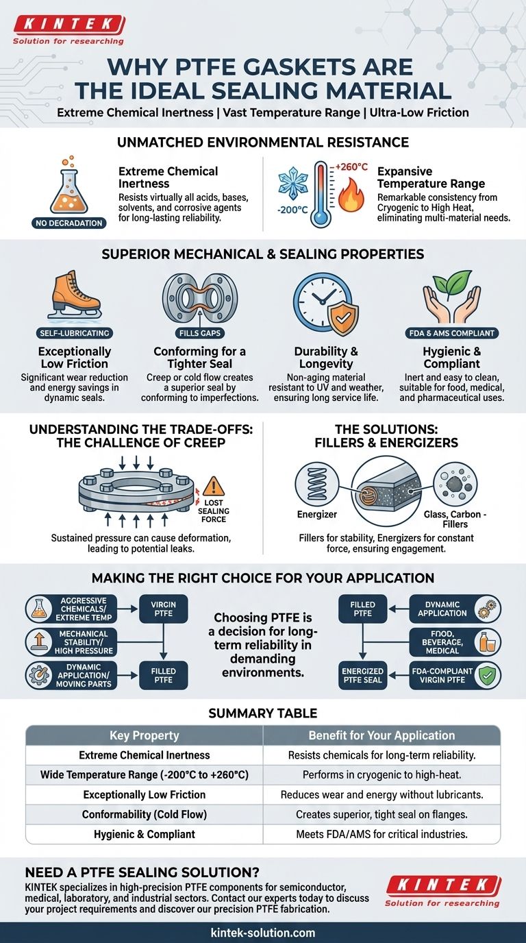 Qu'est-ce qui fait des joints PTFE un matériau d'étanchéité idéal ? Résistance chimique et thermique inégalée Guide Visuel