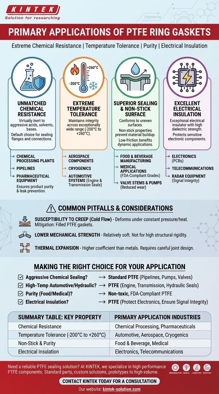 Quali sono le applicazioni principali delle guarnizioni ad anello in PTFE? Risolvi le tue sfide di tenuta più difficili Guida Visiva