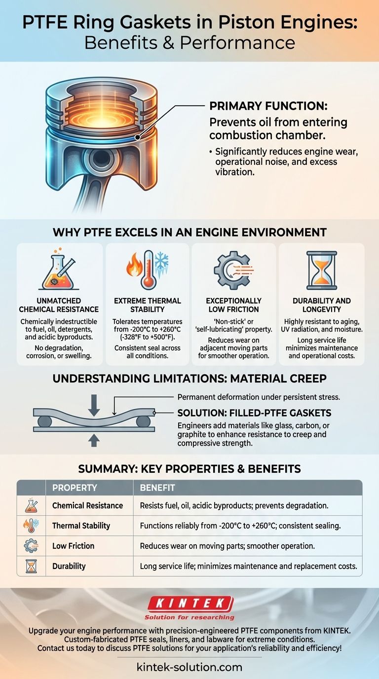 Como as gaxetas de anel de PTFE beneficiam os motores a pistão? Aumentam a Confiabilidade e a Longevidade do Motor Guia Visual