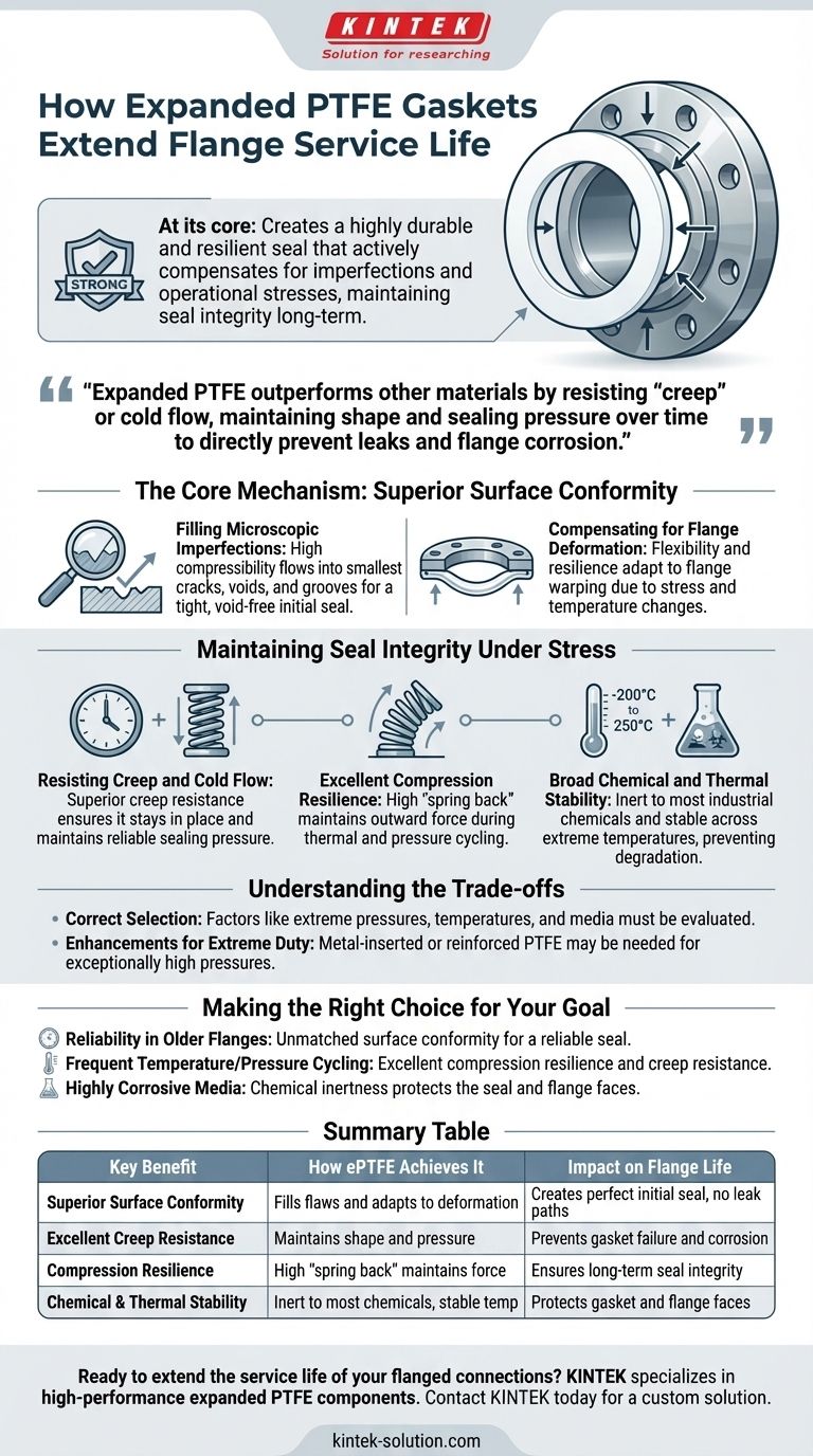 Como as juntas de PTFE expandido contribuem para uma vida útil mais longa da flange? Alcance Vedação e Confiabilidade Superiores Guia Visual