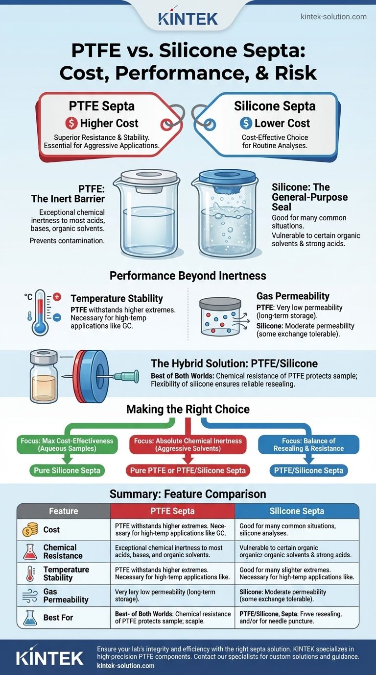 PTFEセプタムとシリコンセプタムのコストはどのように比較されますか？価格以上の価値を理解する ビジュアルガイド