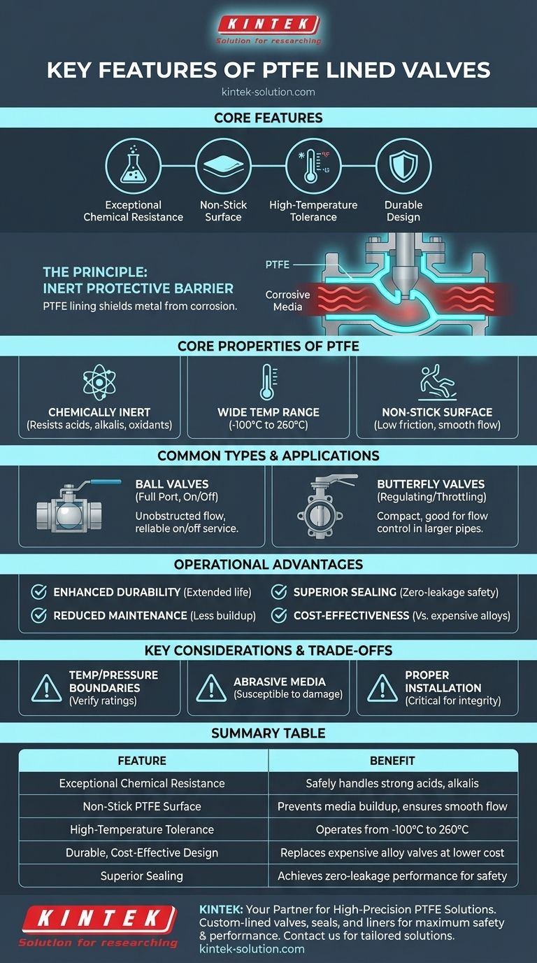 Quais são as principais características das válvulas revestidas com PTFE? Maximize a Segurança e Reduza os Custos com Válvulas Resistentes à Corrosão Guia Visual