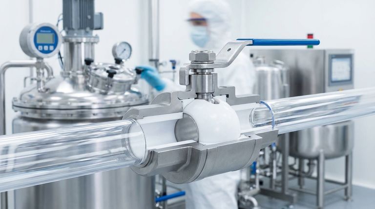 Каковы основные области применения клапанов с футеровкой из ПТФЭ? Управление агрессивными и высокочистыми средами