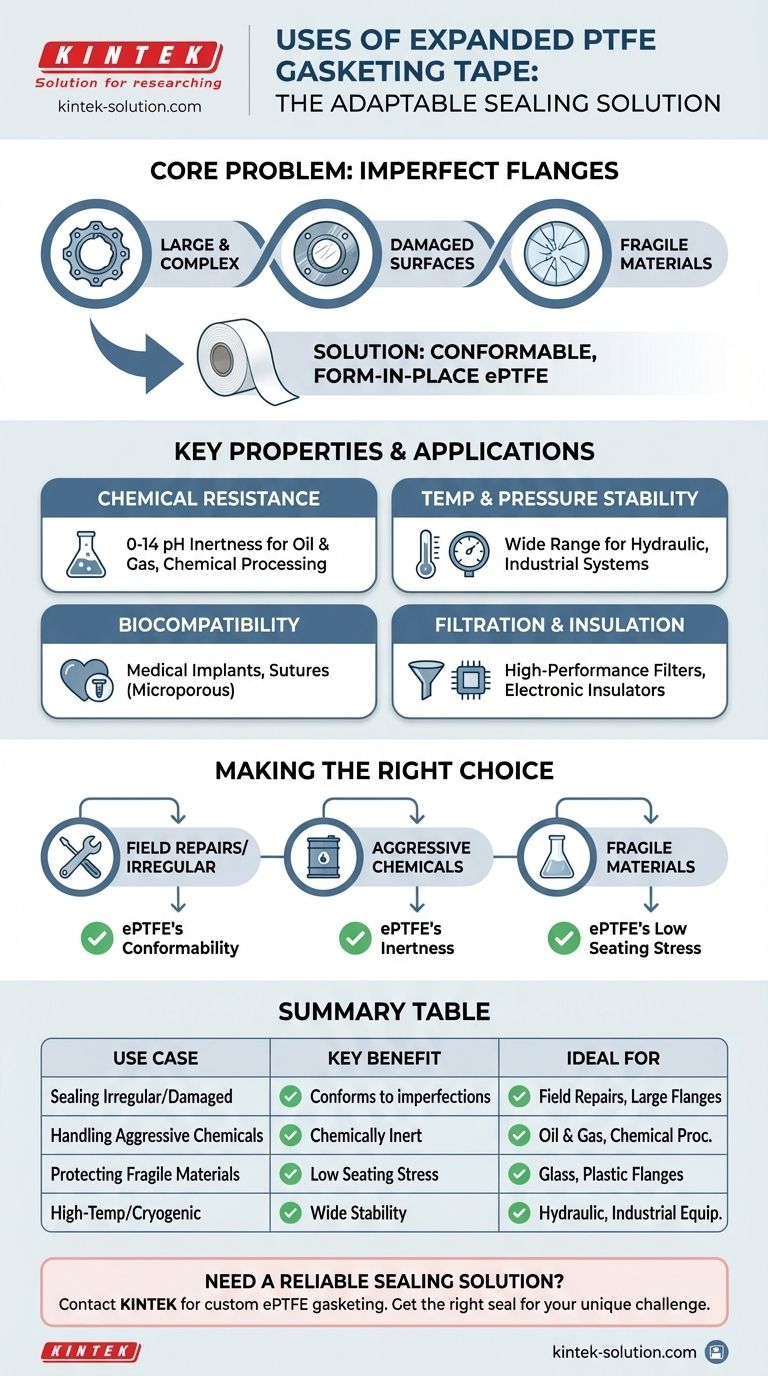 膨張PTFEガスケットテープの用途は何ですか？フランジシーリング問題に対する究極の解決策 ビジュアルガイド