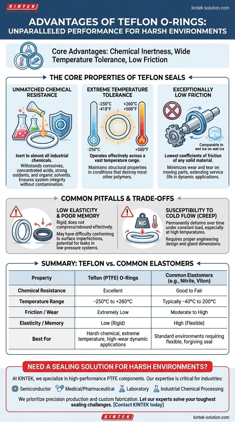 테프론 O-링은 다른 재료에 비해 어떤 장점이 있습니까? 타의 추종을 불허하는 내화학성 및 내열성 시각적 가이드