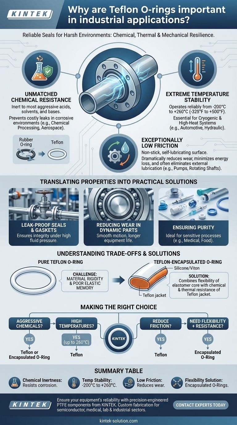 Почему кольца круглого сечения из тефлона важны в промышленных условиях? Обеспечение непревзойденной надежности уплотнения Визуальное руководство