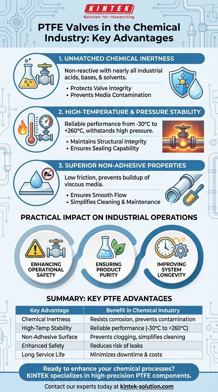 Quali sono i vantaggi chiave dell'utilizzo di valvole in PTFE nell'industria chimica? Migliorare la sicurezza e la purezza Guida Visiva