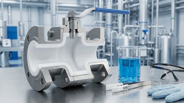 聚四氟乙烯(PTFE)衬里阀门如何提供卓越的耐化学性?惰性流体处理终极指南