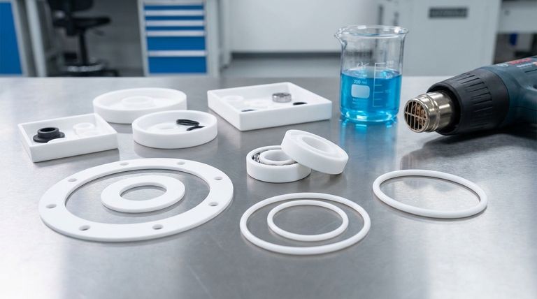 PTFE를 개스킷, 링 및 베어링에 탁월한 선택으로 만드는 요인은 무엇입니까? KINTEK PTFE로 비교할 수 없는 신뢰성을 확보하십시오