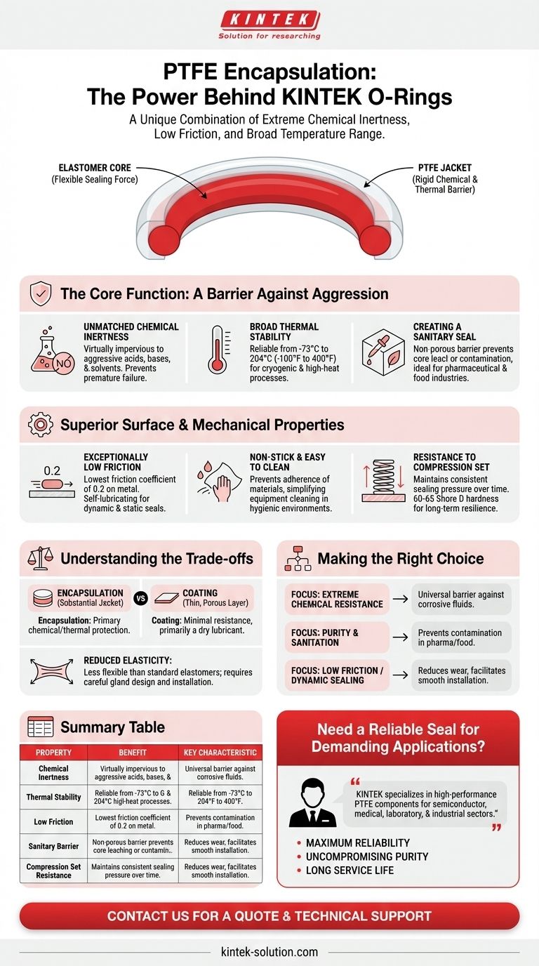 Quelles sont les propriétés des joints toriques encapsulés en PTFE ? Étanchéité supérieure pour les environnements difficiles Guide Visuel