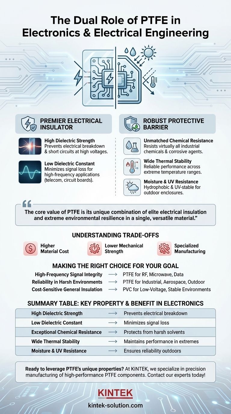 PTFE는 전자 및 전기 공학 분야에서 어떤 역할을 합니까? 최고의 절연체 및 보호재 시각적 가이드