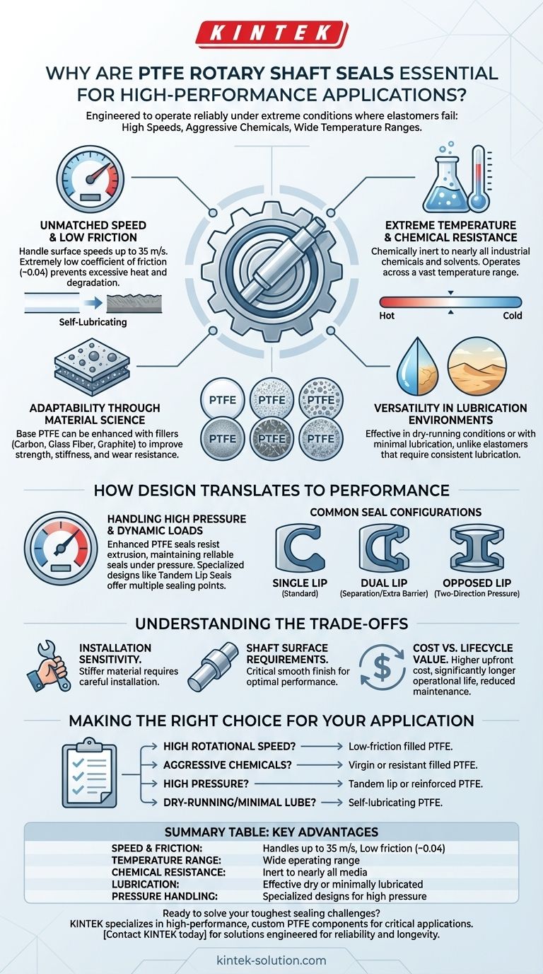 Why are PTFE rotary shaft seals essential for high-performance applications? Unlock Unmatched Reliability in Extreme Conditions Visual Guide