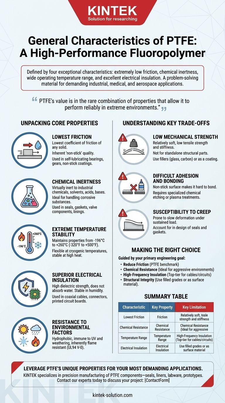 PTFE 的一般特性是什么？用这种高性能聚合物掌握卓越性能 图解指南