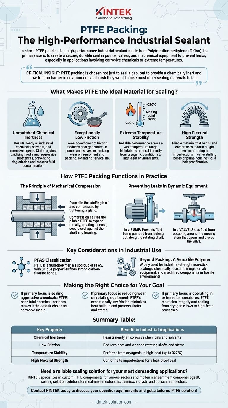Cos'è la guarnizione in PTFE e qual è il suo uso principale? La soluzione di tenuta definitiva per ambienti difficili Guida Visiva