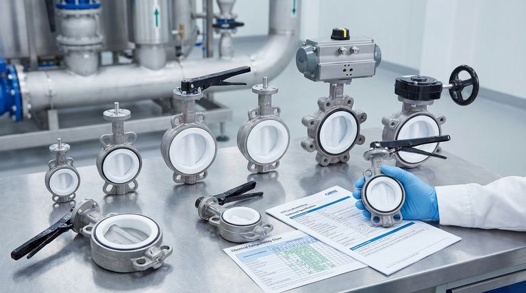Come scegliere la valvola a farfalla rivestita in PTFE giusta? Una guida per la massima resistenza chimica e affidabilità