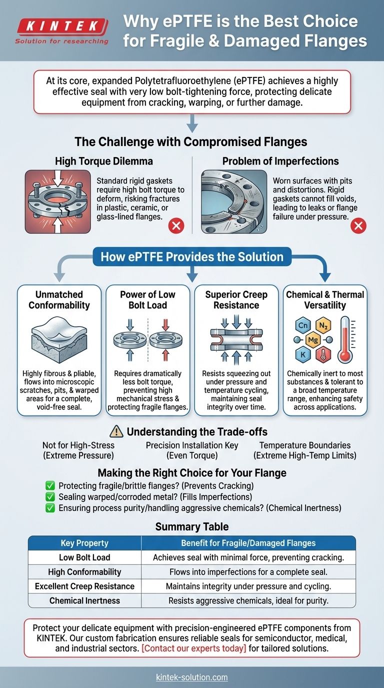 لماذا يعتبر ePTFE خيارًا جيدًا للشفاه الهشة أو التالفة؟ احمِ شفتيك بختم منخفض الإجهاد دليل مرئي