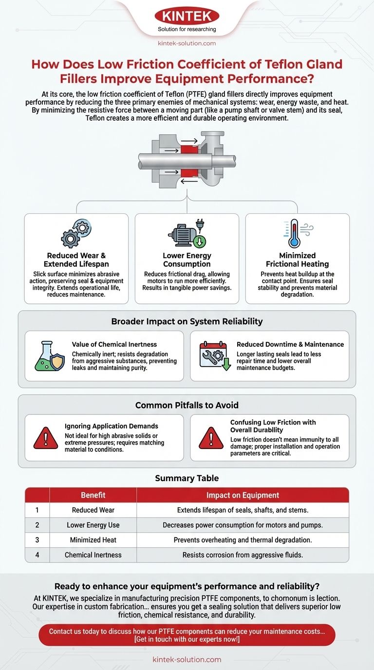 In che modo il basso coefficiente di attrito dei riempitivi per premistoppa in Teflon migliora le prestazioni delle apparecchiature? Aumenta l'efficienza e la durata Guida Visiva