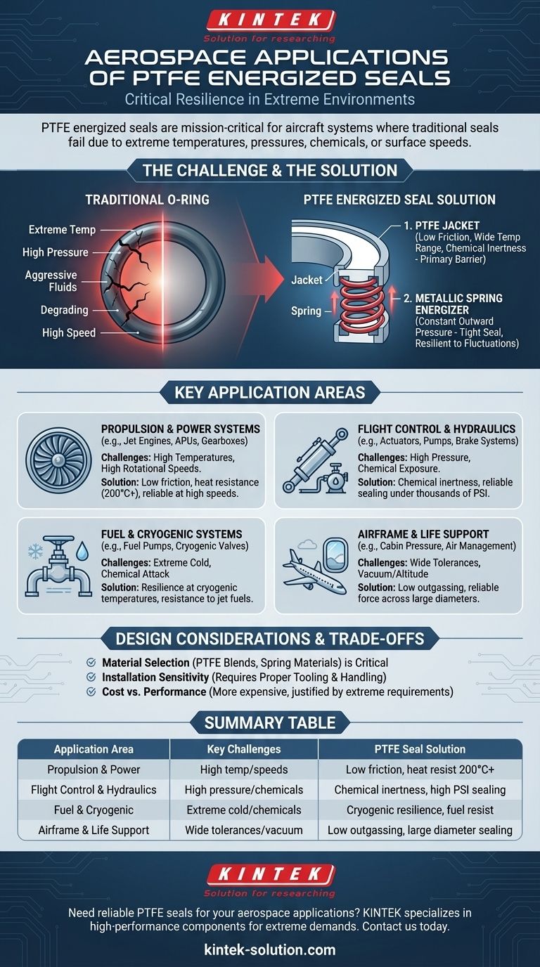 Dans quelles applications aérospatiales les joints à ressort en PTFE sont-ils couramment utilisés ? Joints critiques pour environnements extrêmes Guide Visuel