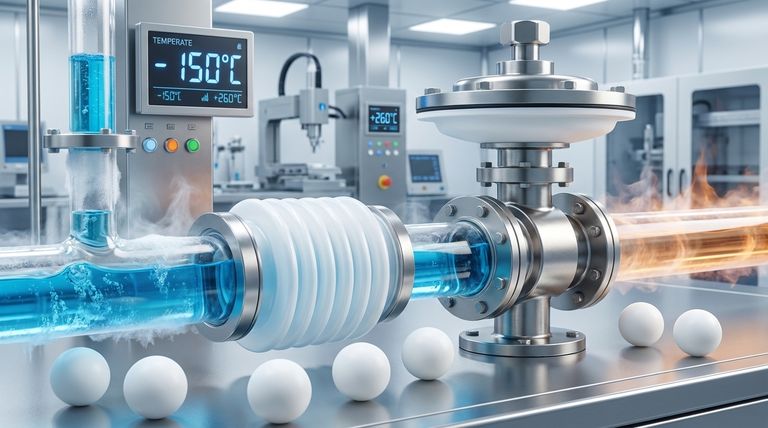 Почему ПТФЭ является предпочтительным материалом для сильфонов и диафрагм? Непревзойденная химическая, термическая и механическая стабильность