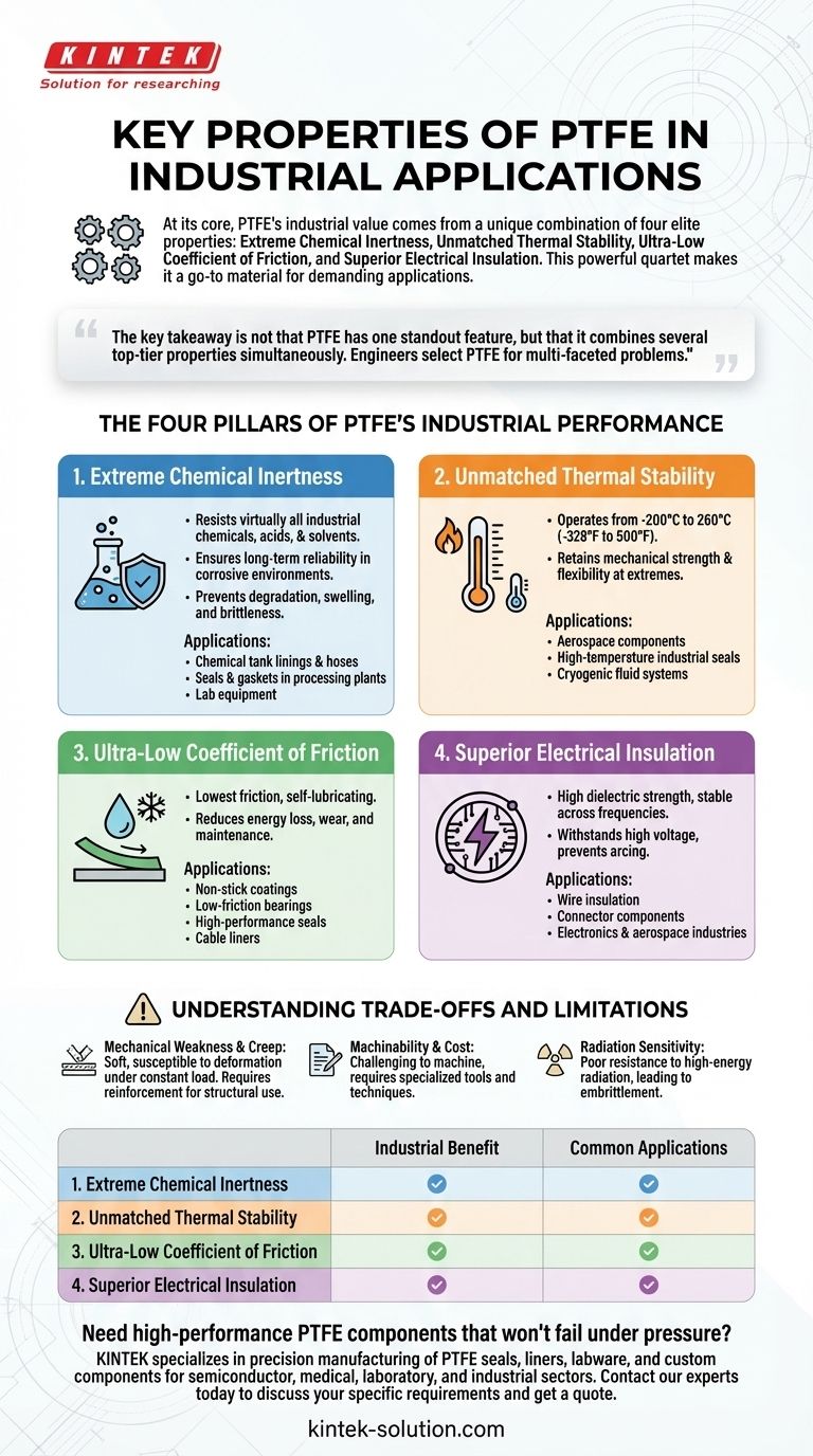 What are the key properties of PTFE? Unlock Superior Performance in Harsh Environments Visual Guide