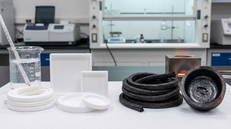 ما هي الاختلافات الرئيسية بين حشوات PTFE والجرافيت؟ اختر الختم المناسب لتطبيقك