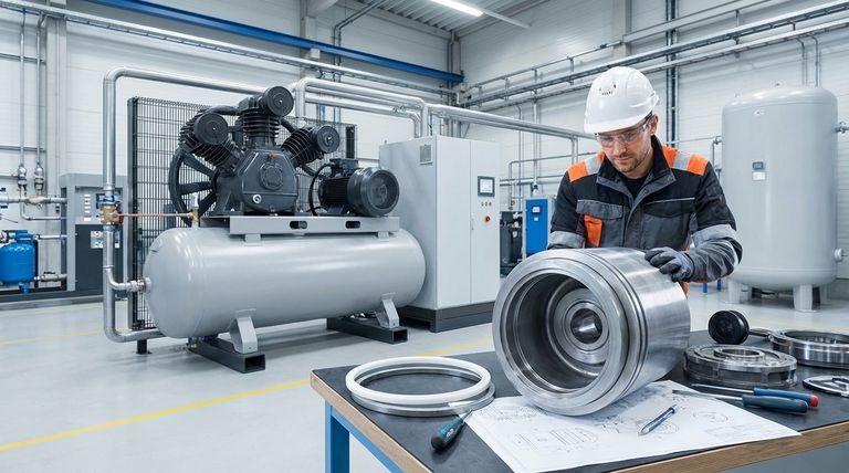 In what types of air compressors are PTFE oil scraper rings commonly used? A Guide to High-Performance Sealing