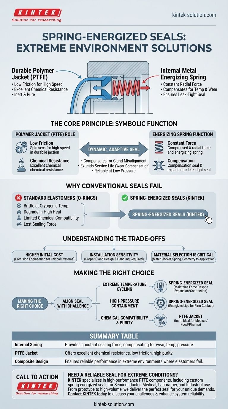 스프링 가압 씰이란 무엇이며, 극한 환경에서 사용되는 이유는 무엇입니까? 시각적 가이드