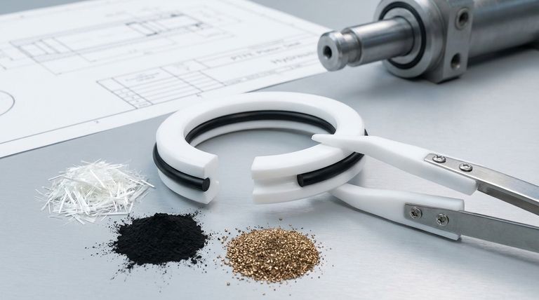 PTFEピストンシールにはどのような材料が使用されていますか?優れた性能を実現する二部構成システムのガイド