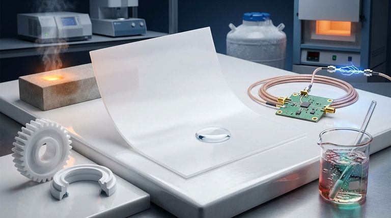 ما هي الخصائص الميكانيكية والحرارية والكهربائية لألواح PTFE؟ الدليل الشامل للأداء