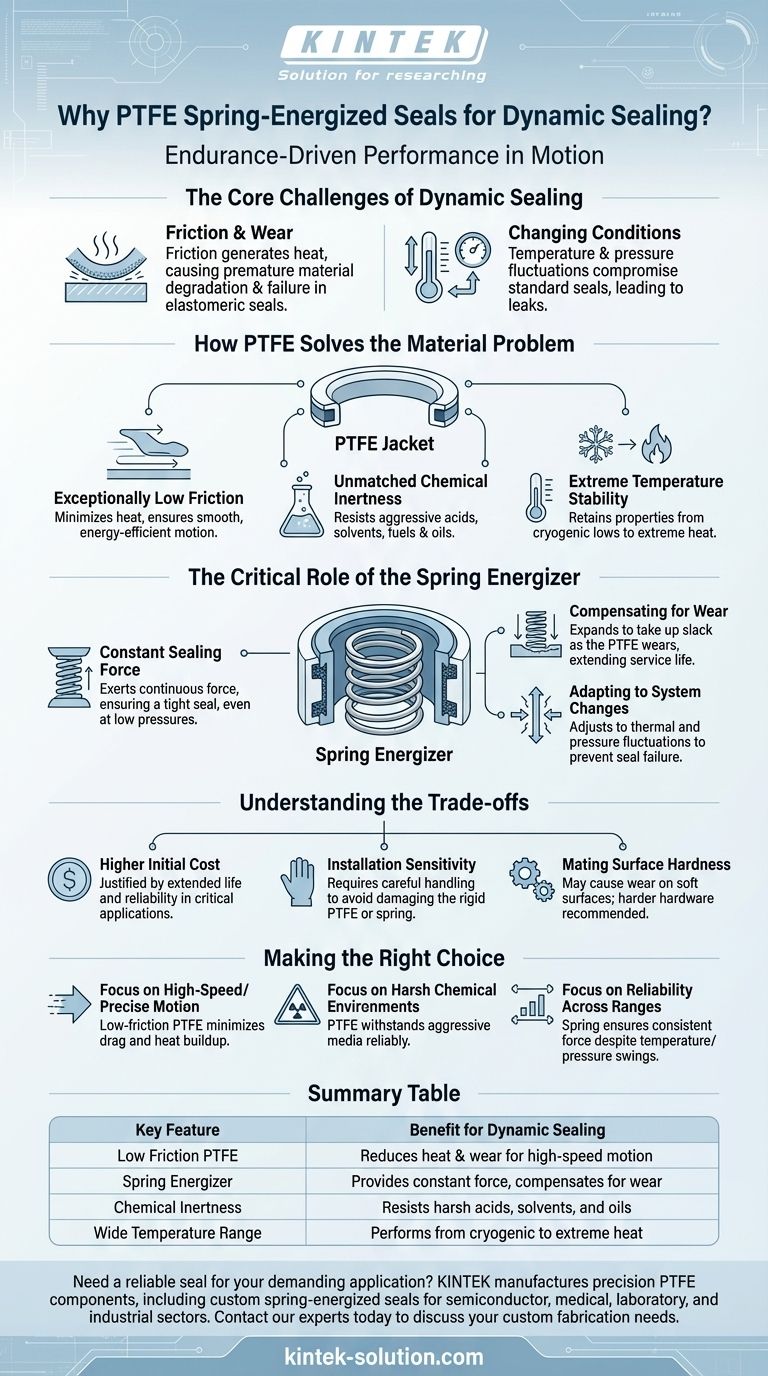 동적 씰링 응용 분야에서 PTFE 스프링 장착 씰이 선호되는 이유는 무엇입니까? 우수하고 오래 지속되는 성능을 위해 시각적 가이드