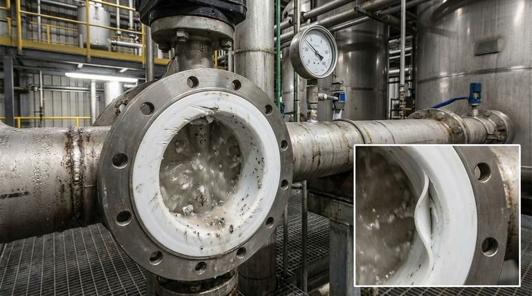 PTFEライニングバタフライバルブと併用してはならないメディアの種類は?この2つの重大な故障箇所を避ける