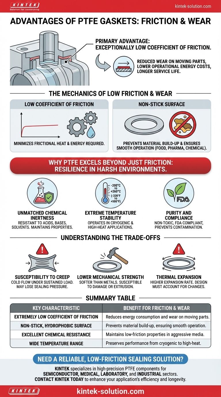 Quali vantaggi offrono le guarnizioni in PTFE in termini di attrito e usura? Ottenere tenute a basso attrito e di lunga durata Guida Visiva