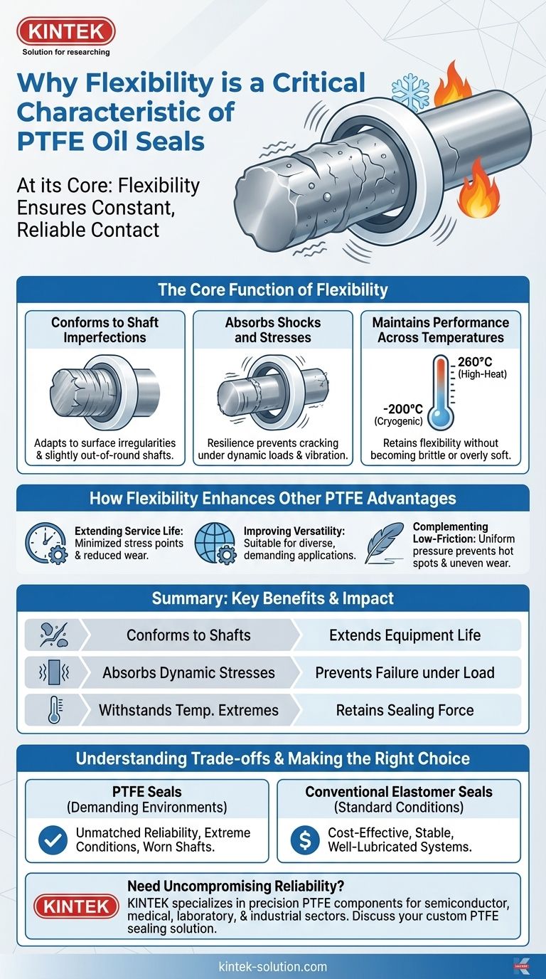 为什么柔韧性是聚四氟乙烯（PTFE）油封的一个重要特性？确保在苛刻条件下可靠运行 图解指南