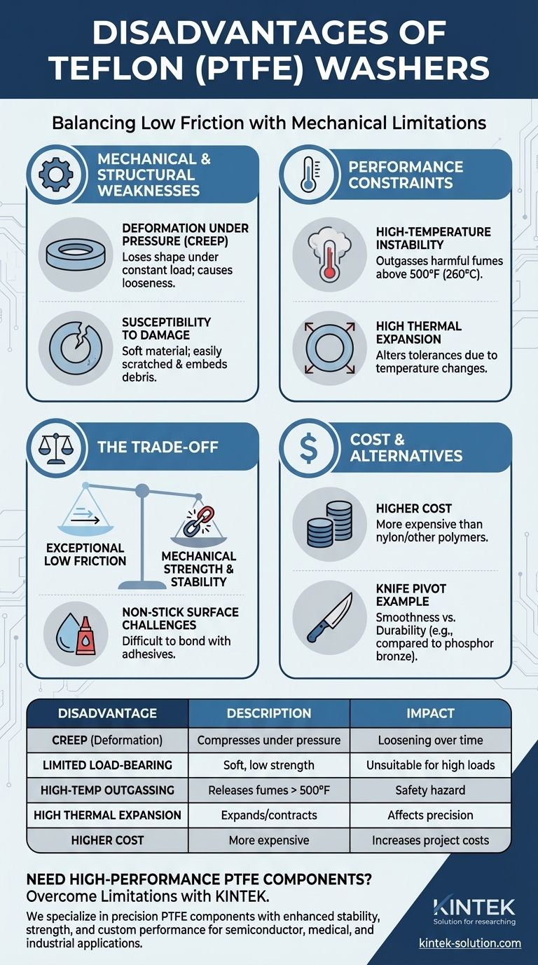 테플론 와셔의 단점은 무엇입니까? 기계 설계의 주요 한계 시각적 가이드