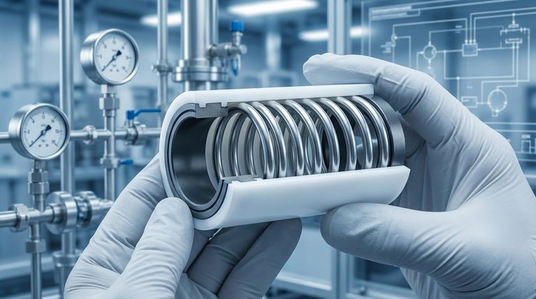 방위 및 핵 환경에서 PTFE 스프링 장입 씰은 어떻게 성능을 발휘합니까? 극도의 신뢰성을 위해 설계되었습니다.