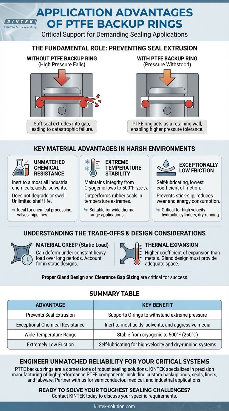 PTFEバックアップリングの応用上の利点は何ですか？過酷な条件下でのシステム信頼性の向上 ビジュアルガイド