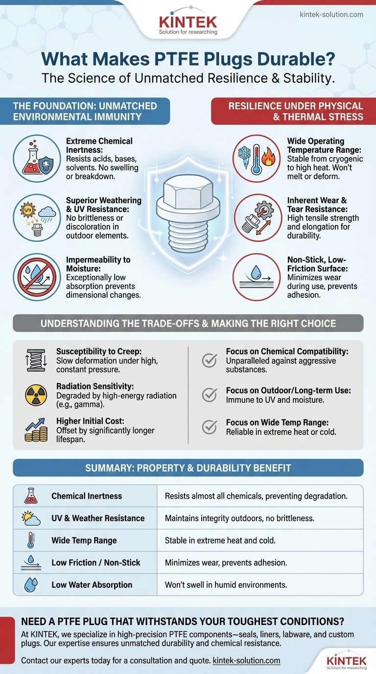 Cosa rende durevoli i tappi in PTFE? Resistenza chimica e termica senza pari Guida Visiva