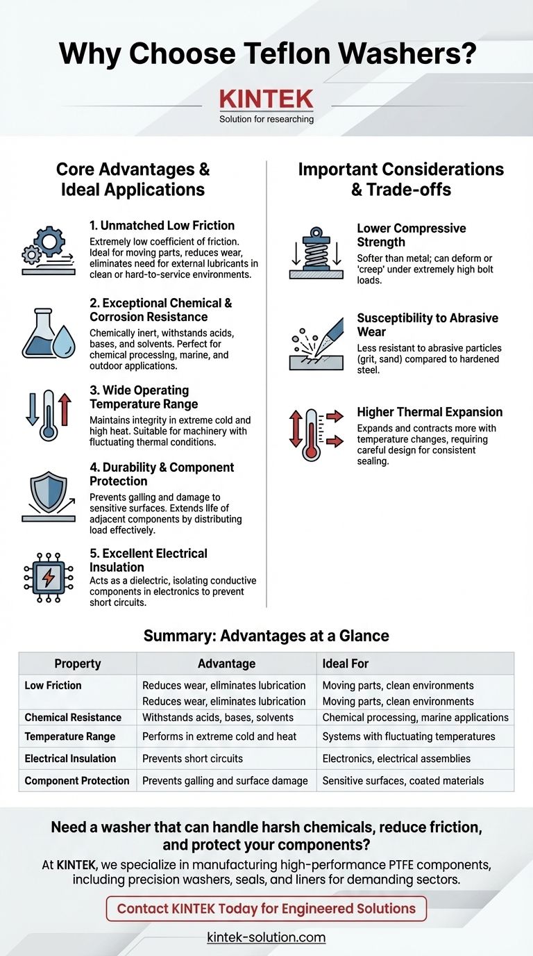 다른 재료 대신 테프론 와셔를 선택하는 이유는 무엇일까요? 마찰, 부식 및 마모 문제를 해결합니다. 시각적 가이드