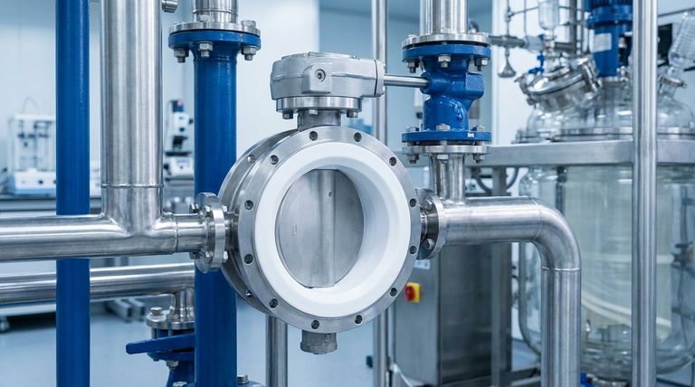 Как клапан-бабочка с футеровкой из ПТФЭ соотносится с другими типами клапанов? Руководство по превосходной герметизации и химической стойкости