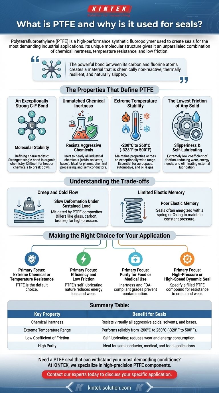 ¿Qué es el PTFE y por qué se utiliza para los sellos? La guía definitiva para el sellado de alto rendimiento Guía Visual