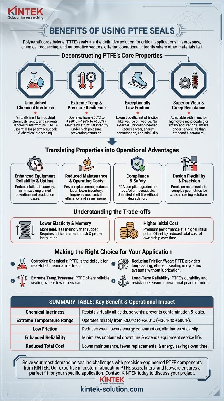 What are the benefits of using PTFE seals in demanding industries? Solve Extreme Sealing Challenges Visual Guide