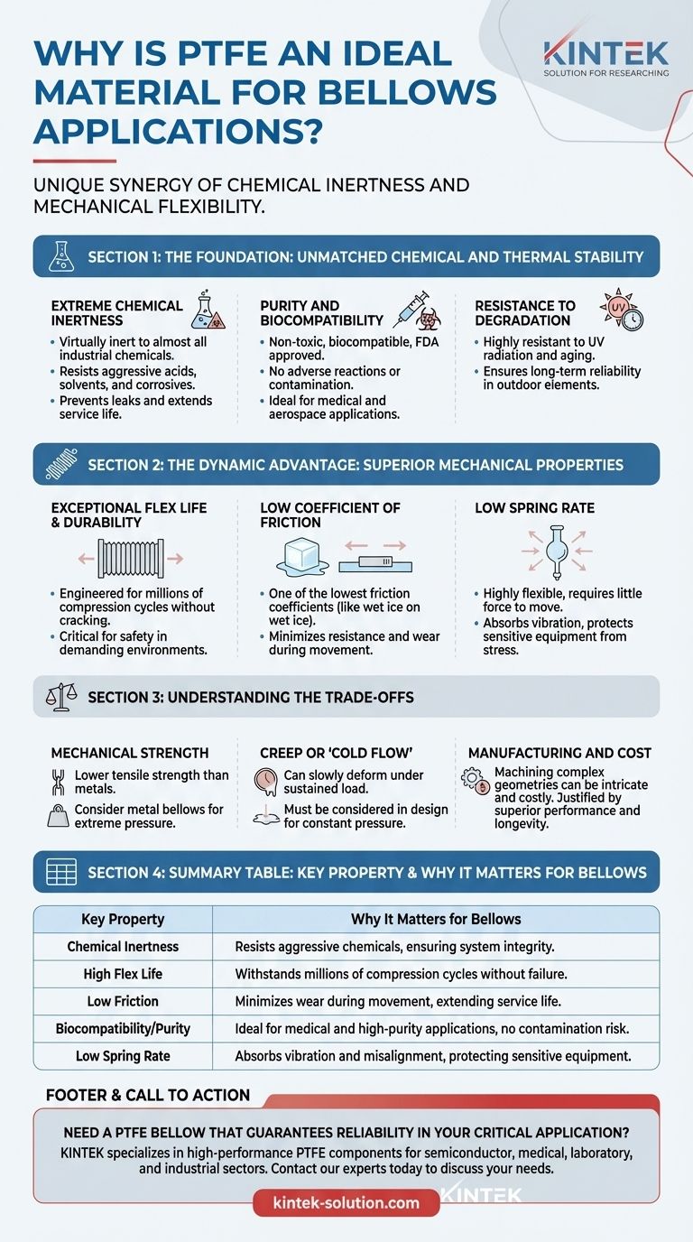 لماذا يعتبر PTFE مادة مثالية لتطبيقات المنفاخ؟ تحقيق إغلاق ومرونة فائقة دليل مرئي