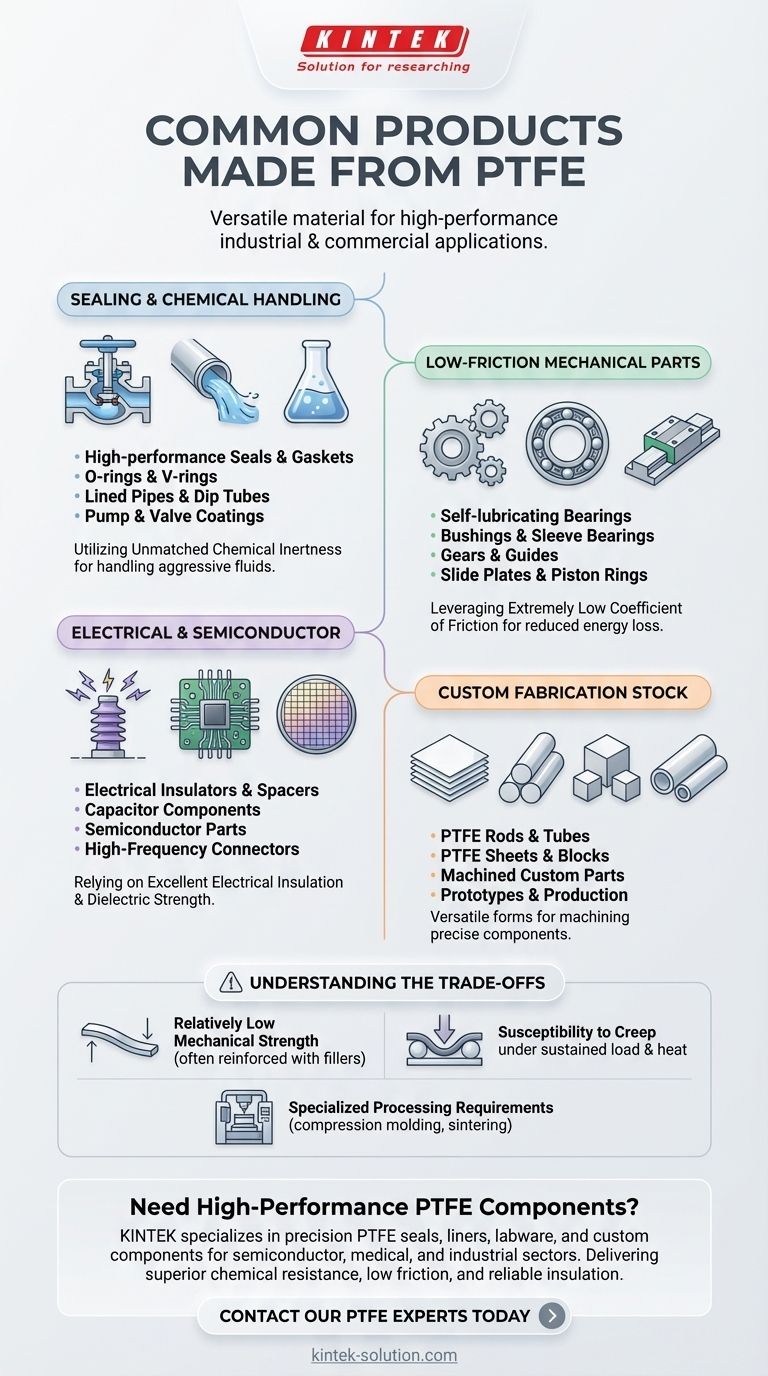 ¿Cuáles son algunos productos comunes hechos de PTFE? Descubra soluciones versátiles para entornos hostiles Guía Visual