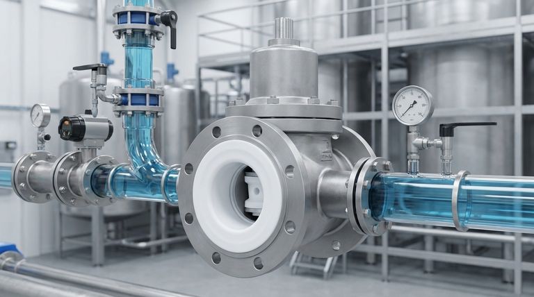 Что такое футерованные фторопластом (PTFE) шаровые краны и какова их основная цель? Обеспечьте превосходный контроль для агрессивных и высокочистых жидкостей